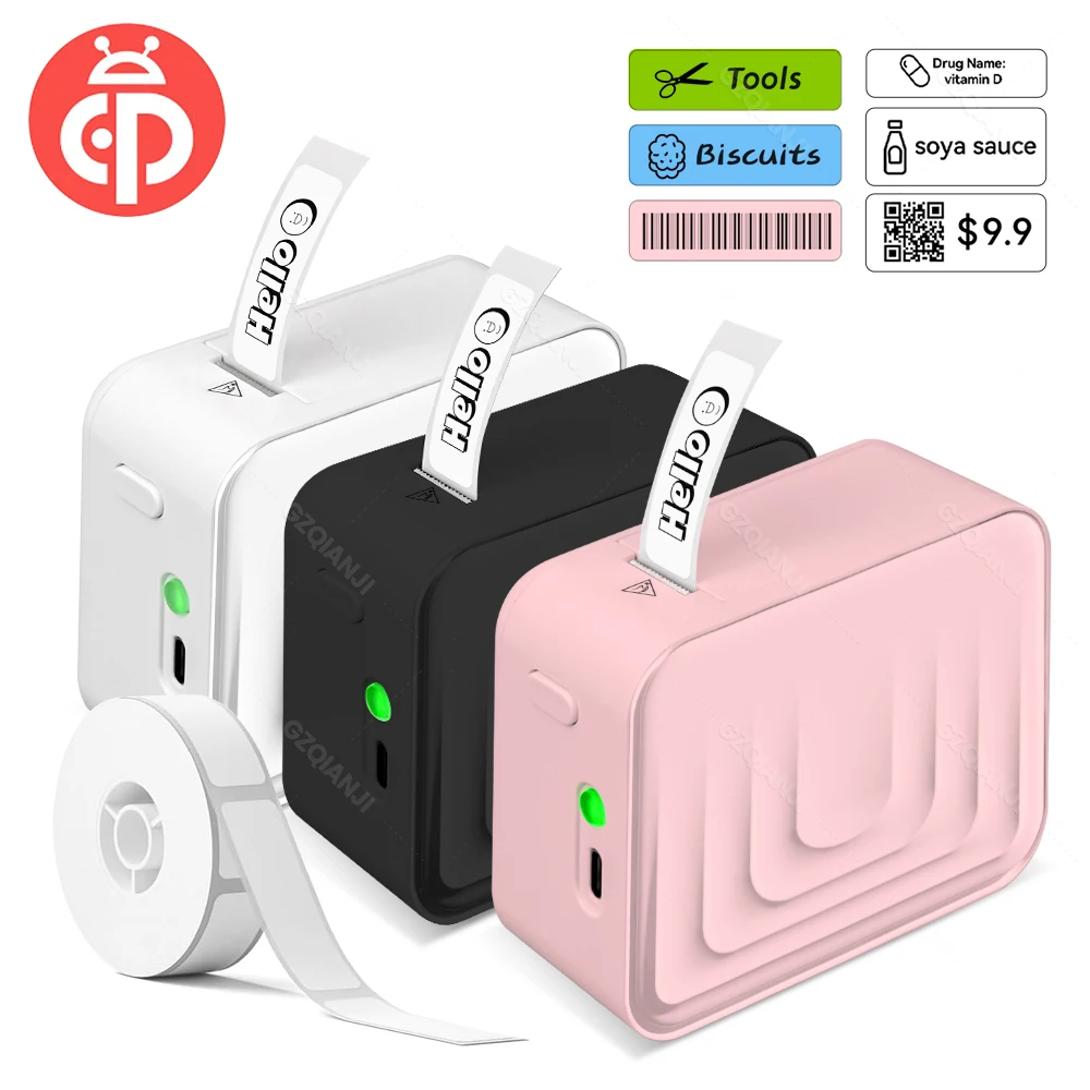Marklife-impresora térmica portátil M1, Mini impresora de etiquetas adhesivas, máquina de impresión Bluetooth sin tinta, máquina etiquetadora de pegatinas
