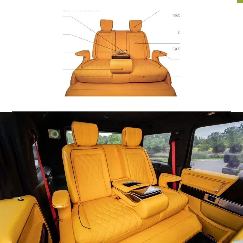 2019-2024 G Class W463A Multifunctional Rear Seat W464 Interior Parts for G500 G63 G550 Back Seats Modified Car Seats