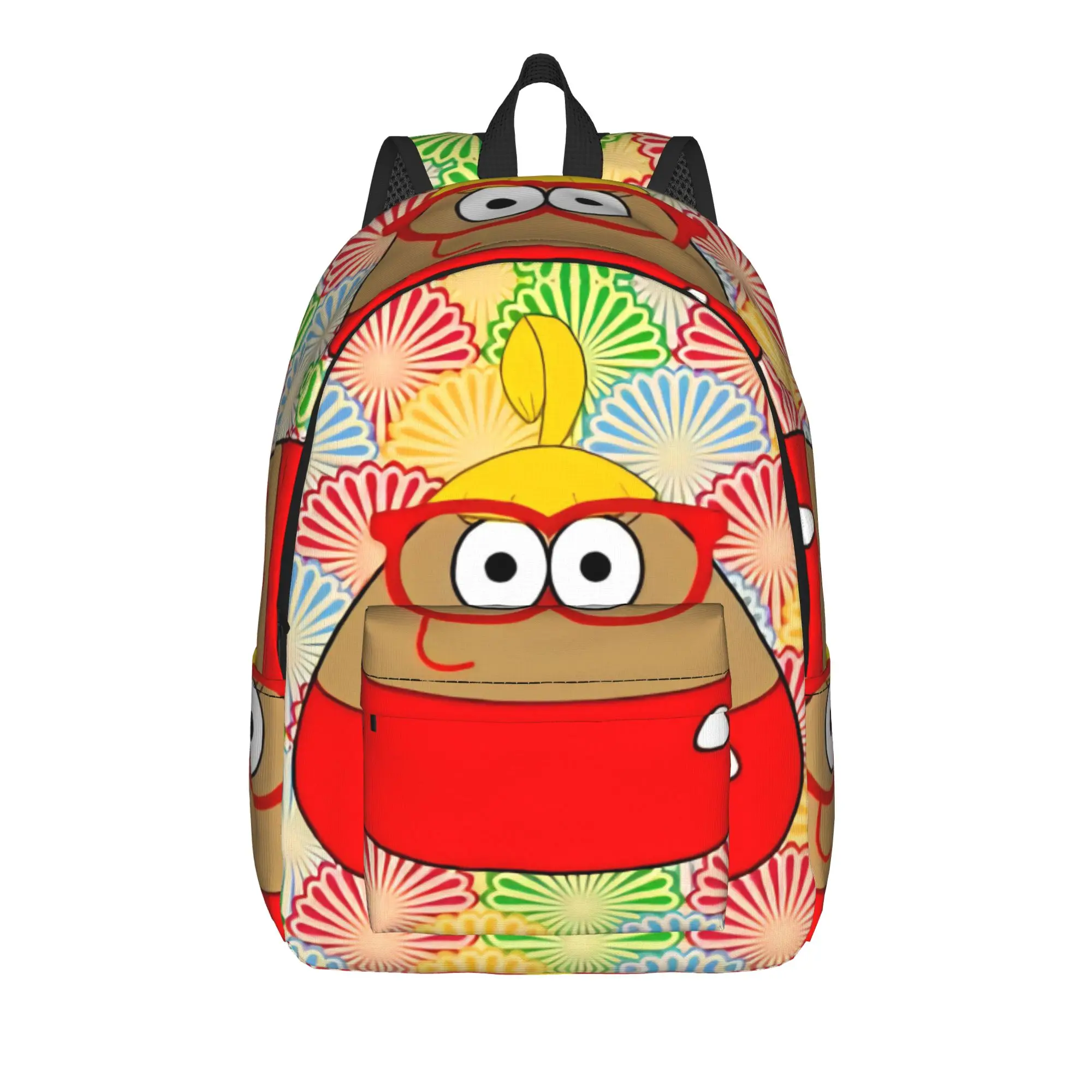 My Pet Alien Pou Backpack for Men Women Casual Student Business Daypack  Laptop Computer Shoulder Bag Sports