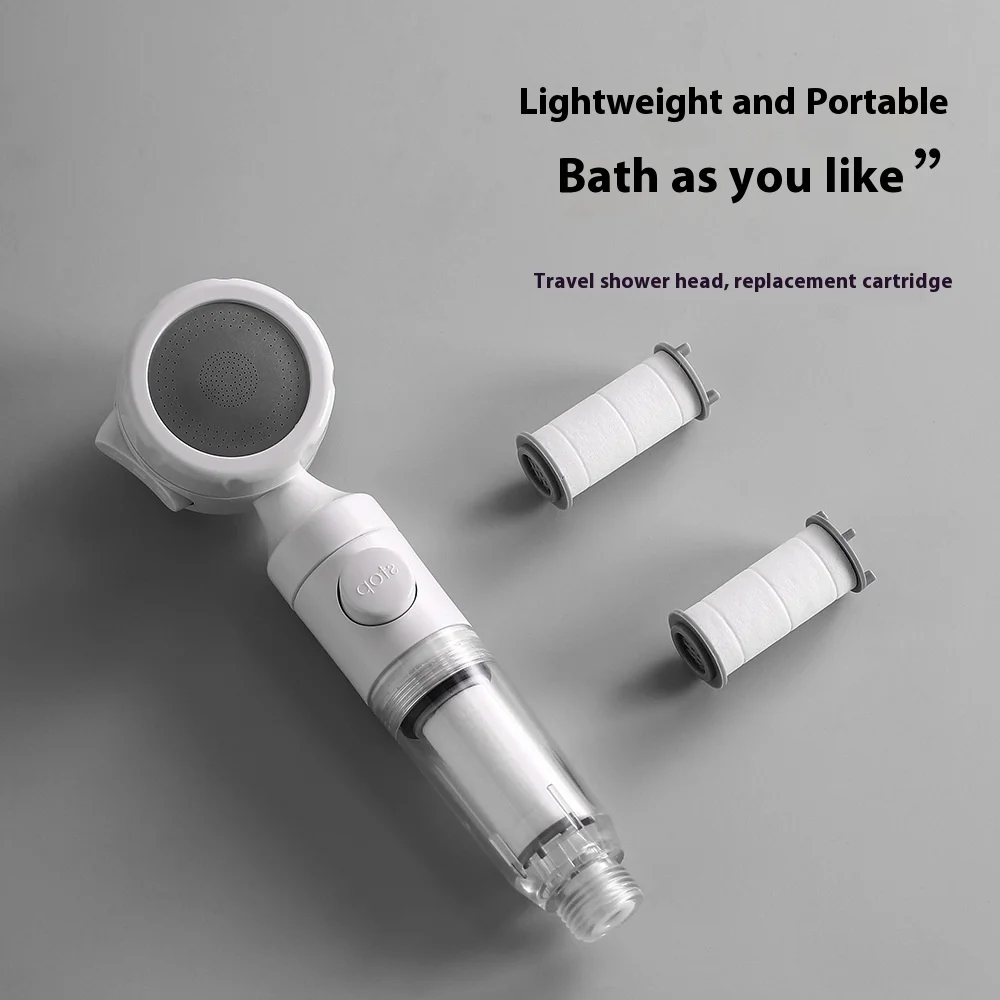 

Универсальная душевая лейка с 3 режимами, портативная ручная насадка для душа, аксессуар для ванной комнаты, дорожная душевая насадка