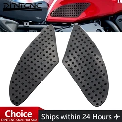 For Bonneville 2001-2015 Tank Traction Pads Anti Slip Stickers Motorcycle Accessories Side Decal Knee Grip Protector Ornamental