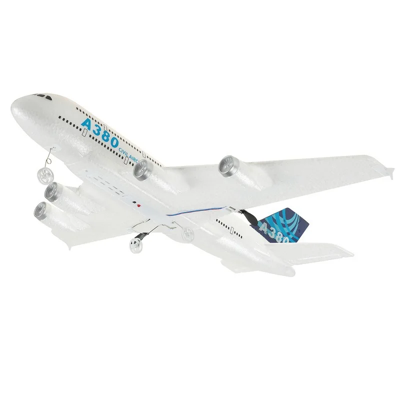 

2024 Analog A380 Hand Thrown 2.4g Remote Control Glider Children's Electric Toy Foam Aircraft Model Toy Gifts For Teenagers