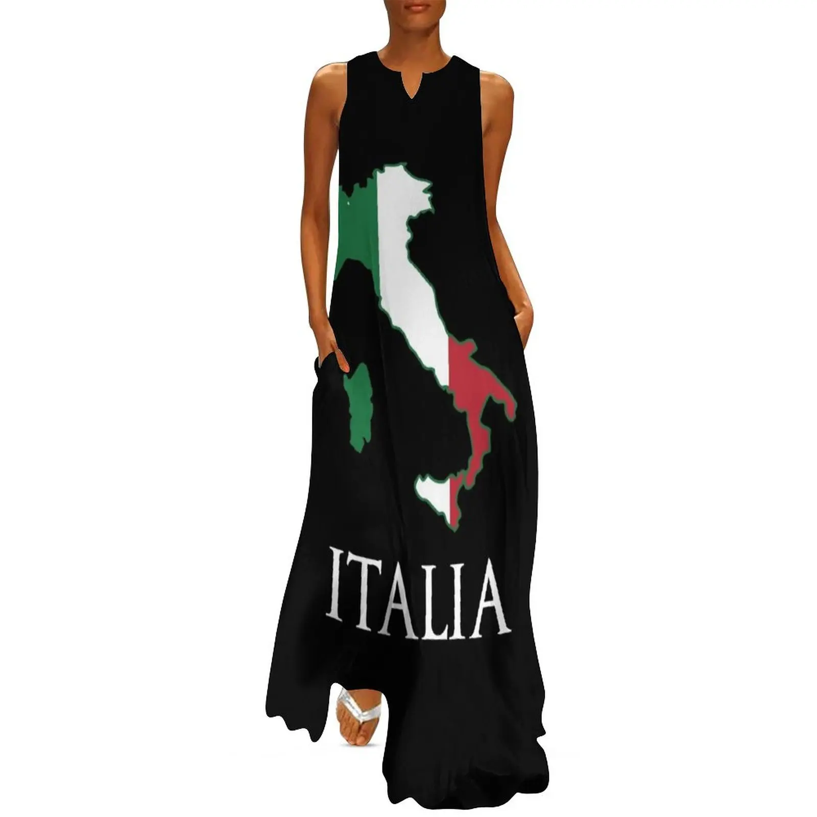 

Italia, Italy Long Dress women's fashion dresses dresses korean style Dress