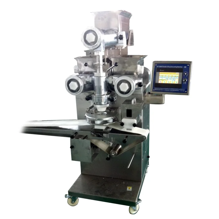 Ce Approved Moon Cakes Encrusting Equipment Rheon Encrusting Making Machine