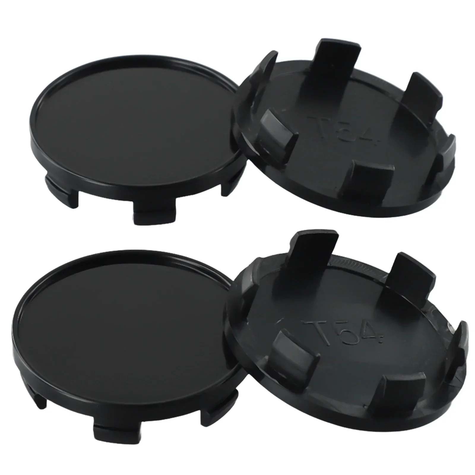 4PCS Car Wheel Center Cap Car Wheel Tyre Center Hub Cap Cover 54mm Dia 6Clips ABS-Plastic Wear Parts Wheels Tires Tools