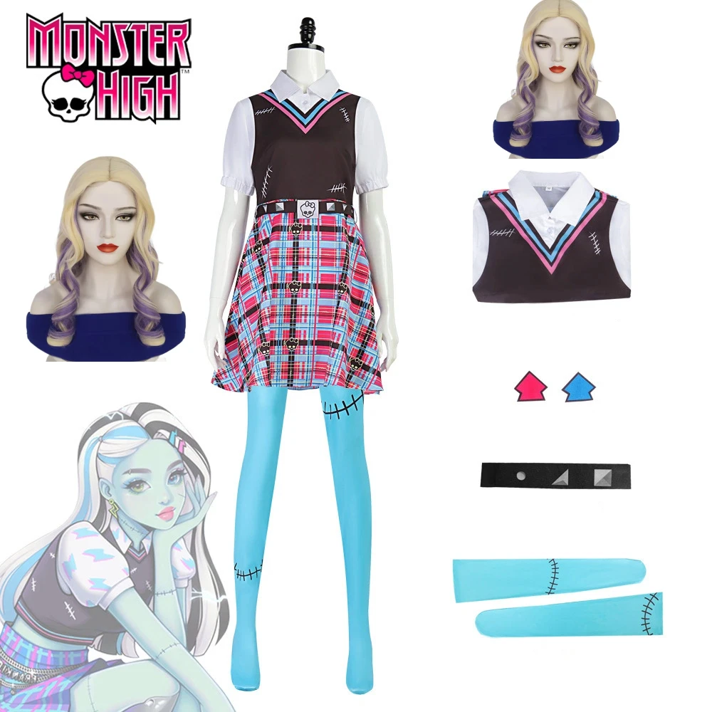 

Korean Zombie High School 4 High School Zombie Costume Cosplay Fashionable Simple Style Two-piece Dress Halloween Stage Costume