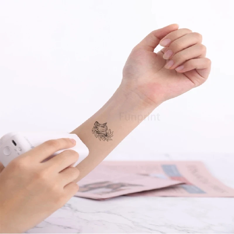 usb mini portable handheld temporary tattoo printer machine sticker card logo label phone case printer