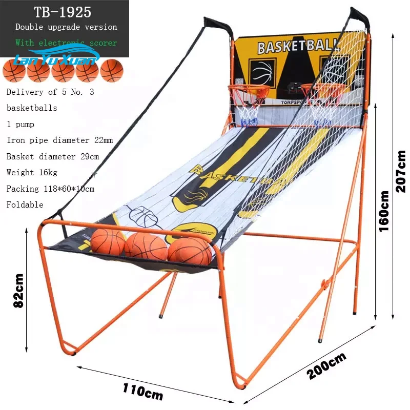 Indoor Ultimate Basketball Home Dual Shot Basketball Hoop Game