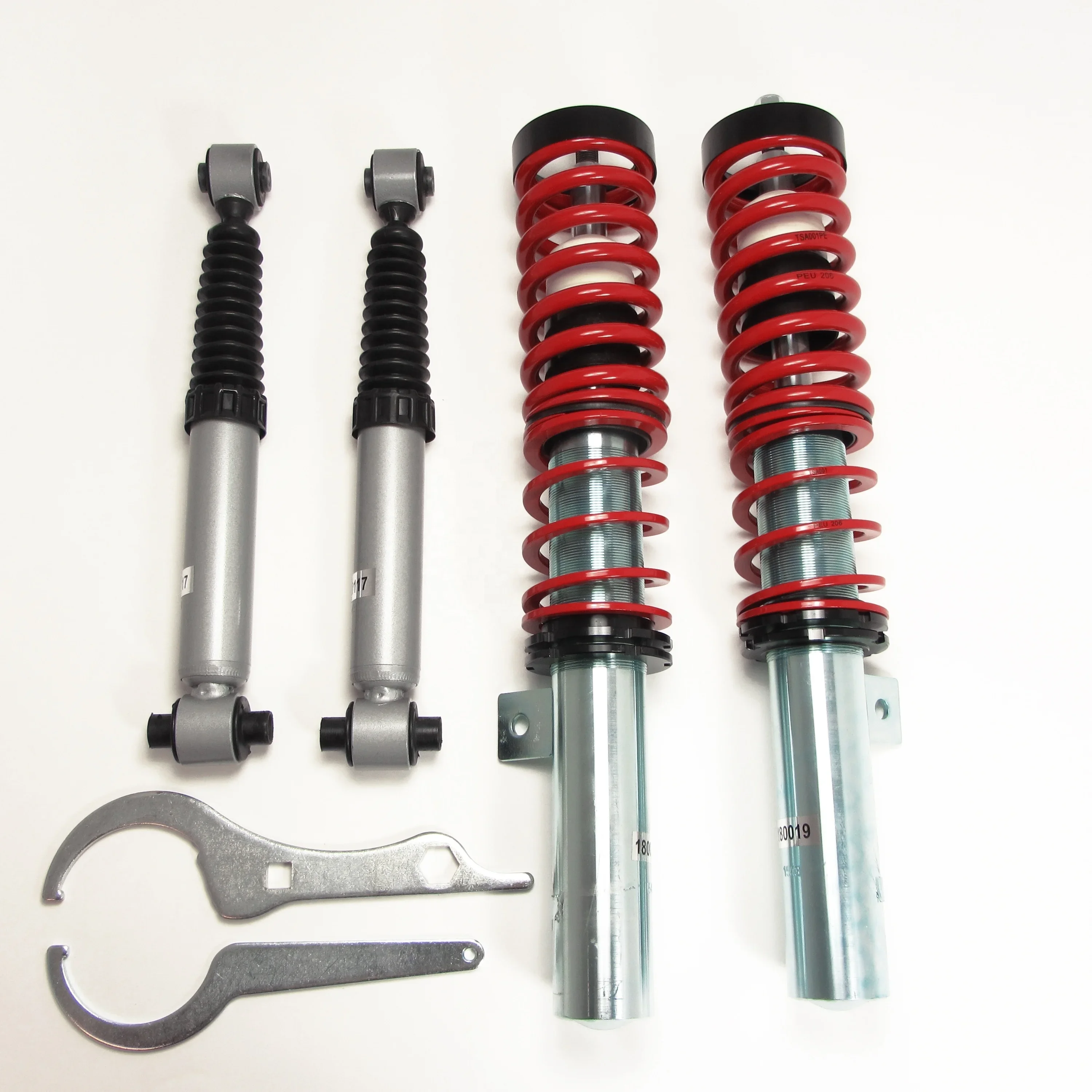 Coilover Kit shock absorbers suitable for 206, CC and station wagon year 8.1998 - 2007