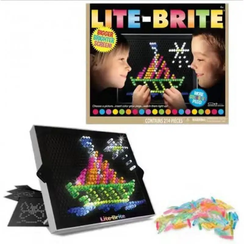 Gloeiend Pixel Art Toy Musooms Eonal Toys voor kinderen DIY Light up LED Lamp Kralen Smart Toy Ball Sportspeelgoed