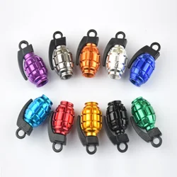 4pcs Aluminum Car Tire Valve Cap Grenade Alloy Tyre Valve Stem Cover Air Dust Cap Tire  Truck Bike Wheel Rim Stem Cap