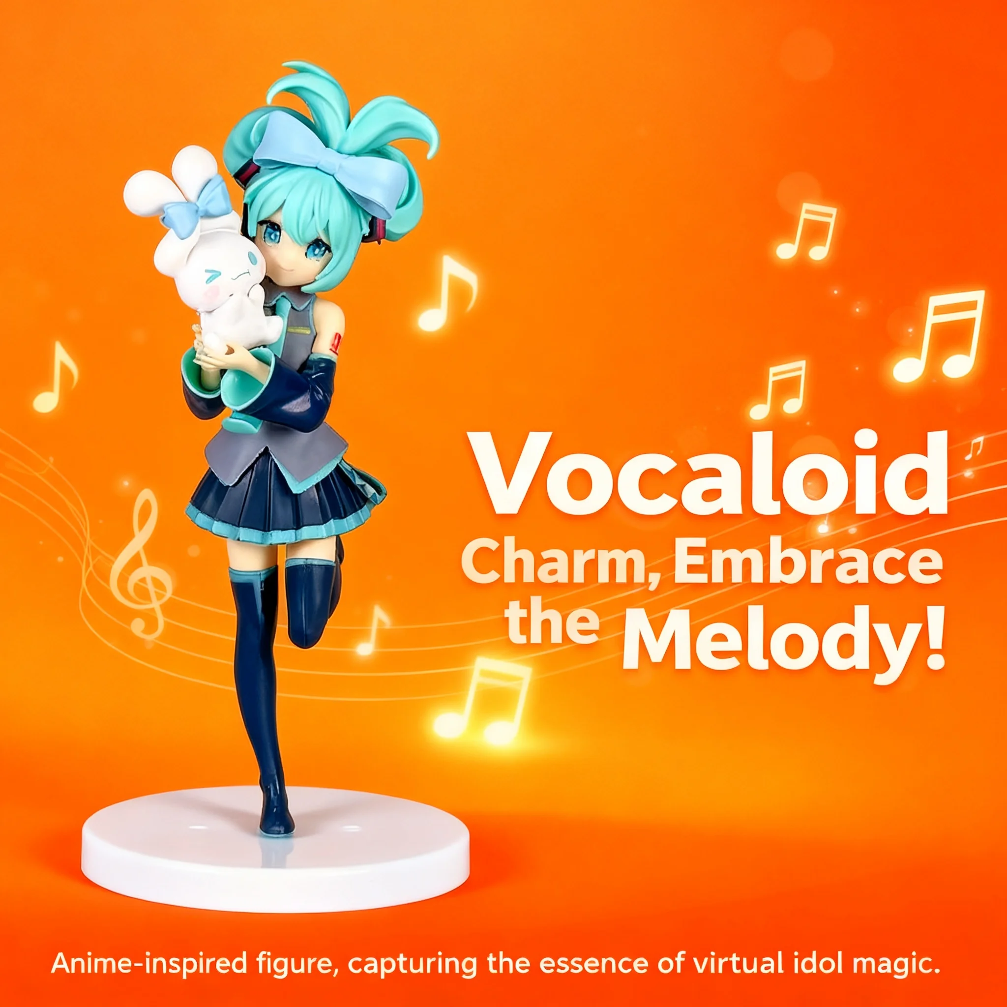 Wholesale Hatsune Miku Anime Figure Doll Mascot Plush Toy Model Statue Desktop Decoration Gift Box Collection