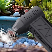 130000RPM Brushless Motor Electric Turbo Jet Fan High-Speed Turbo Violent Fan USB Rechargeable Powerful Dust Blower with light