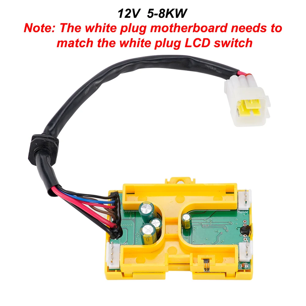 5KW Air Diesel Parking Heater Display Switch Control Black 6-button LCD Switch For Parking Heater Controller Board Motherboard