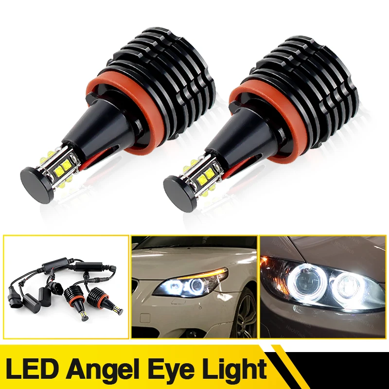 

2PC Car H8 LED Angel Eyes DRL Daytime Running Light Halo Ring For BMW X-series E84 X1 2010-2013 1-series E82/E87 128i 135i 08-12