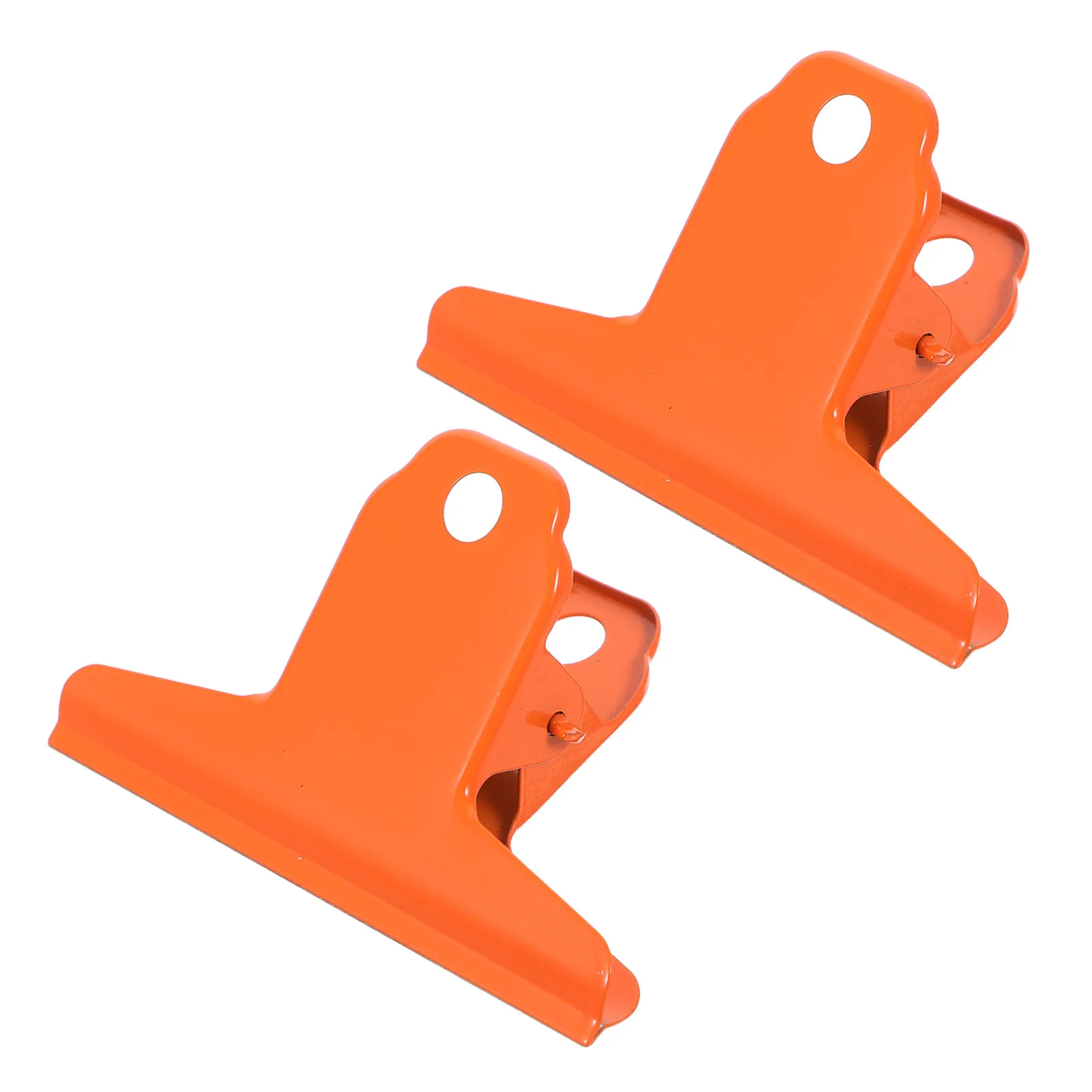 2Pcs Metal Hinge Clips 3-Inch Bull Hinge Paper Clamp Decorative Paper Clips Large Foldback Drawing For Journals Document Holder