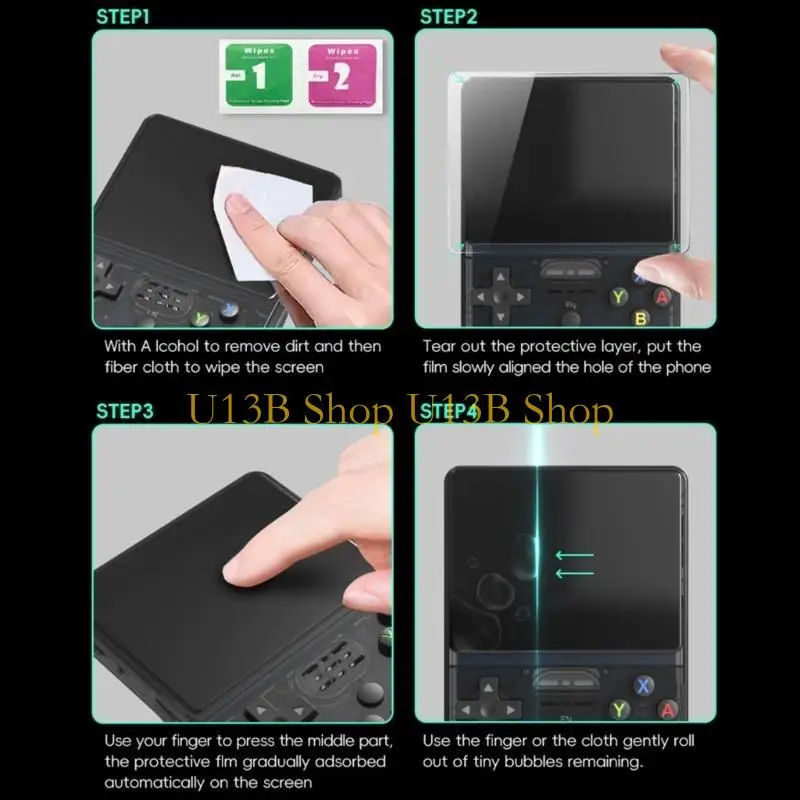 U13B Game Consoles Tempered Glass Film Covers Screen Protector for R36S/R35S/RGB20S