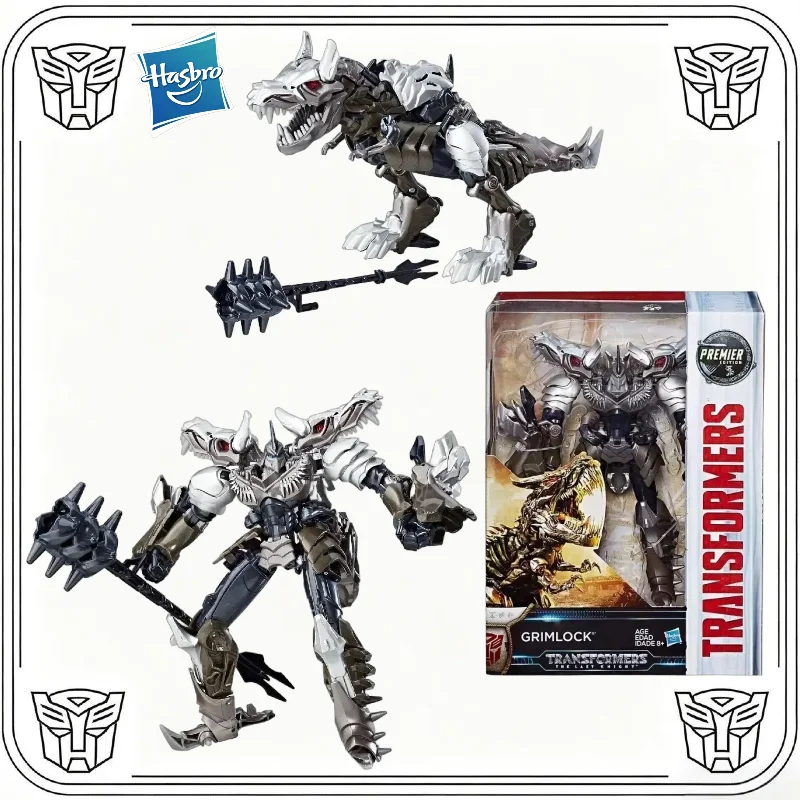 

В НАЛИЧИИ: Трансформируемые игрушки Hasbro The Last Knight TLK Class V, модель робота Гримлок, коллекционная фигурка.