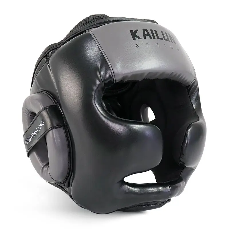 Original Boxing Sanda Helmet Head Protector, Fighting Adult Children's Taekwondo Sports Equipment