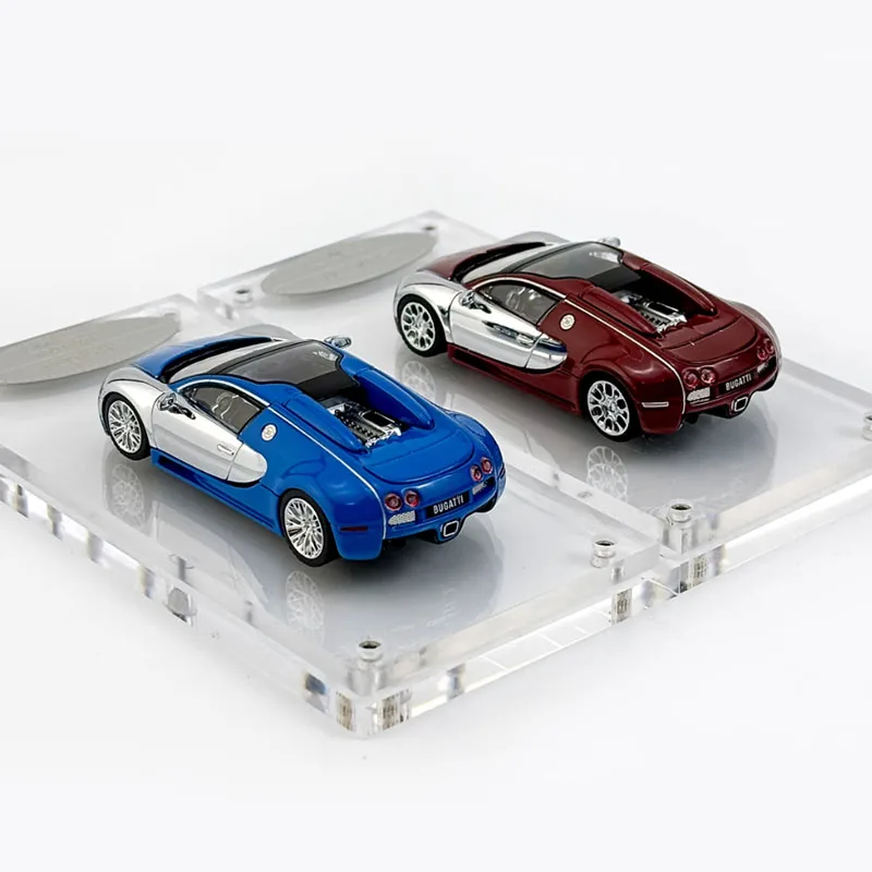 Diecast 1:64 Scale Bugatti Veyron DuplexสีReplicaรถชุดตกแต่งฉากของเล่นคอลเลกชันของที่ระลึก