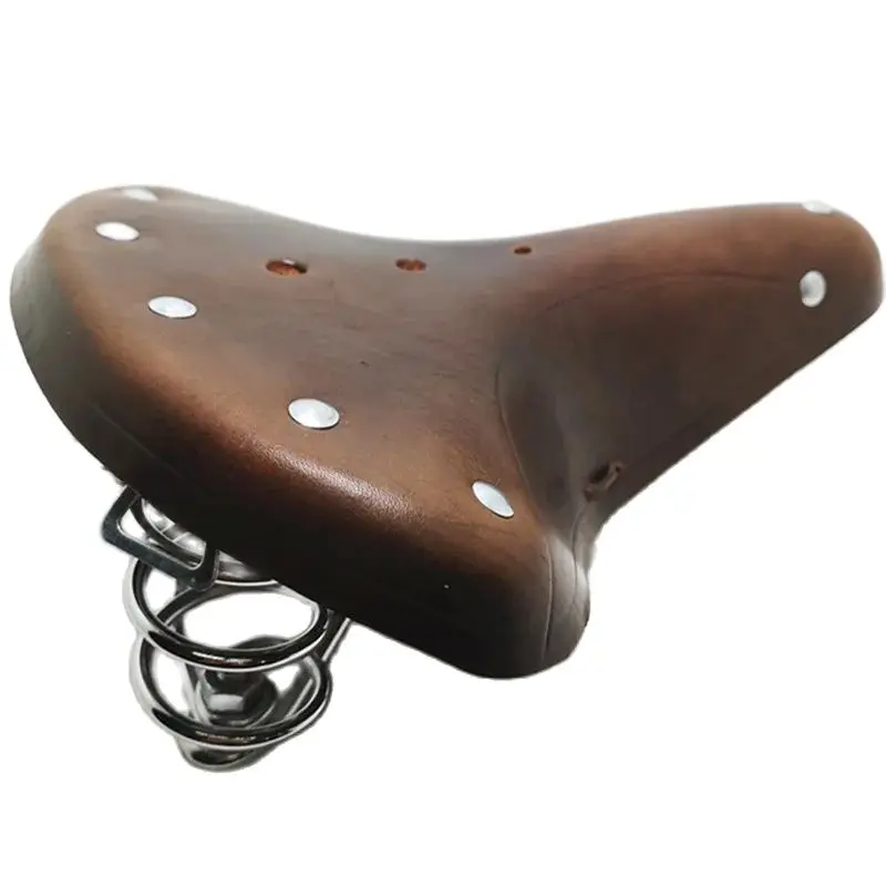 G98 Retro Vintage Bicycle Saddle Pure Cowhide Handmade Sport Cycling Bike Seat Various Styles Are Available