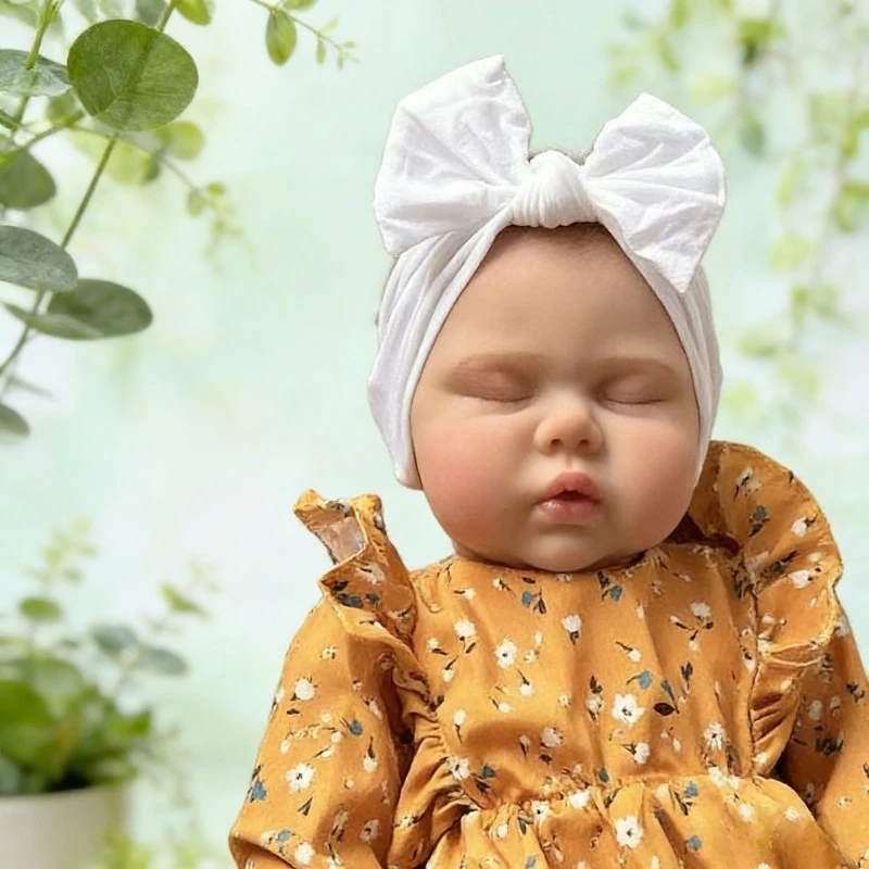 24inch-60cm-painted-hair-pickle-cotton-body-reborn-sleeping-doll-toddler-art-doll