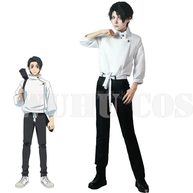 Anime Jujutsu Kaisen Geto Suguru Satoru Gojo Okkotsu Yuta Inumaki Toge Disfraz de cosplay para adultos y niños Halloween; 6'x, 9'y'