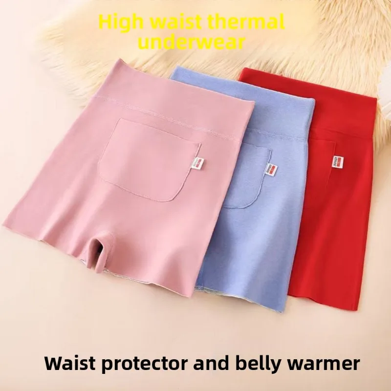 

Зимние теплые терможенские трусики с высокой талией, корректирующее белье с контролем живота, нижнее белье с подтяжкой ягодиц, мягкая двусторонняя флисовая подкладка