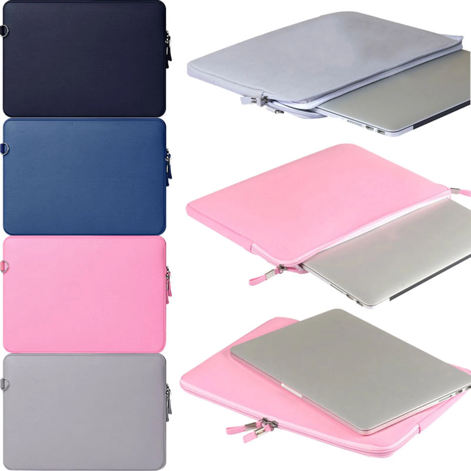 11.6/12/13.3/15.4 Inch Protective Laptop Sleeve Shockproof Sleeve Protective Liner Bag Pouch for Business Travel Office