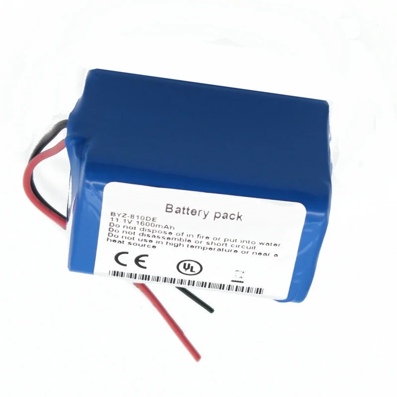 BYZ-810DE High Quality Battery 11.1V 1600mAh for BYS-820S BYZ-810T BYZ-810 BYS-820 Infusion Pump Replacement Battery