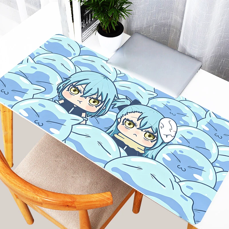 Mouse Mats kawaii Anime Desk Mat XXL Large Gaming Accessories That Time I Got Reincarnated as a Slime Mousepad Non-Slip Carpet