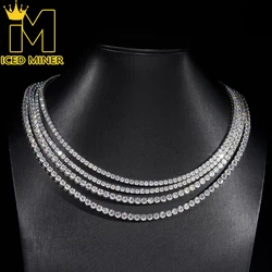 316L Stainless Steel Tennis Chain Necklace Iced Out For Men And Women Fashion Hip Hop Jewelry Free Shipping