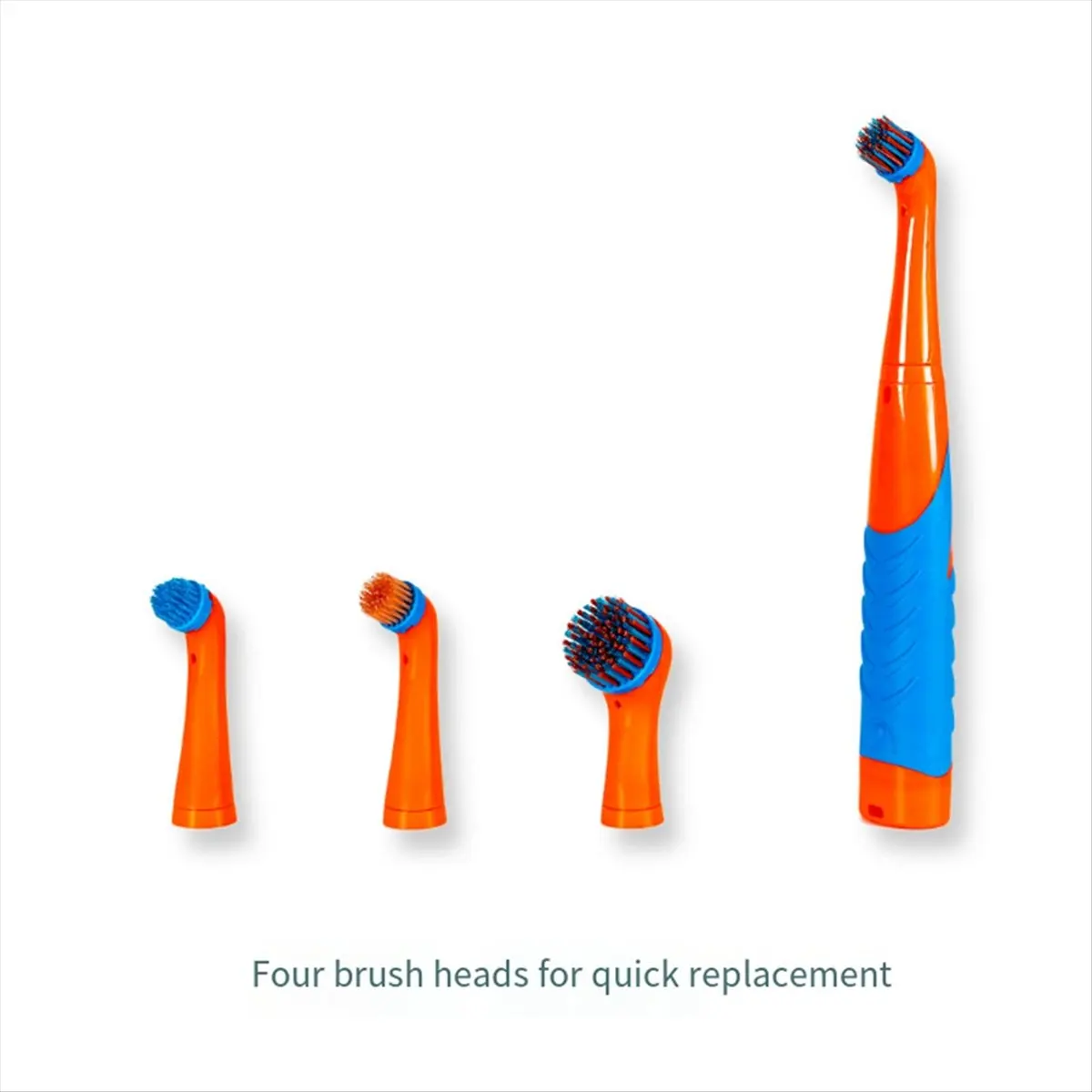 AT33 Electric Cleaning Brush Kitchen Cleaning Supplies Replaceable Brush Shoe Brush Bathroom Cleaning Tools