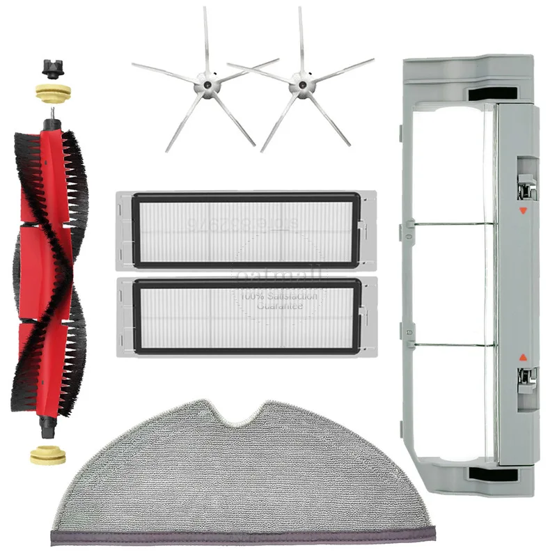 ل شاومي Roborock S5 ماكس اكسسوارات مكنسة كهربائية قطع غيار طقم استبدال الأسطوانة فرشاة HEPA تصفية ممسحة القماش