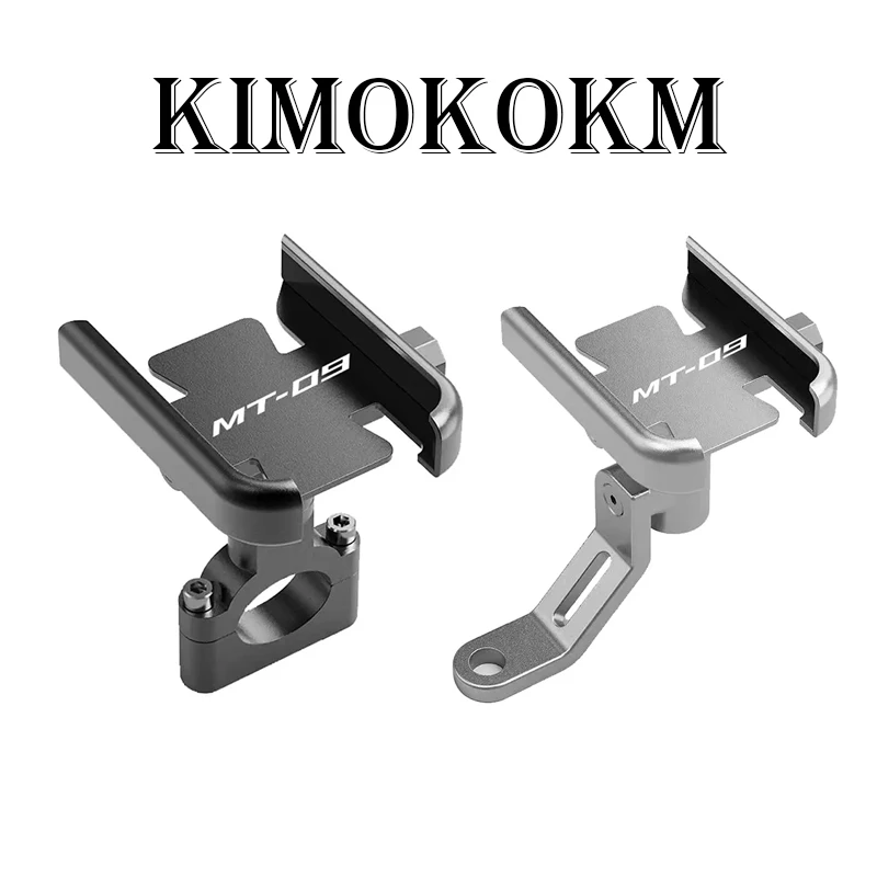 Motorcycle Universal Mobile Phone Holder Aluminum MT09 Bracket Accessories For Honda Yamaha Kawasaki MT 09 2017 2022 2023 2024