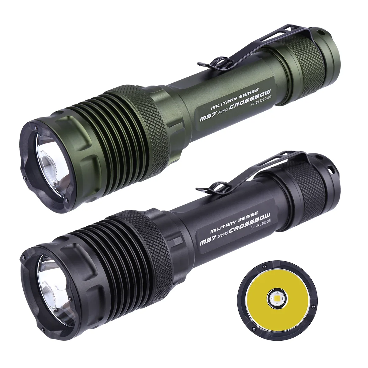 

JETBEAM M37 PRO High Performance Tactical Flashlight 3700LM Rechargeable Torch by 21700 Battery for Hiking,Camping,Self Defense