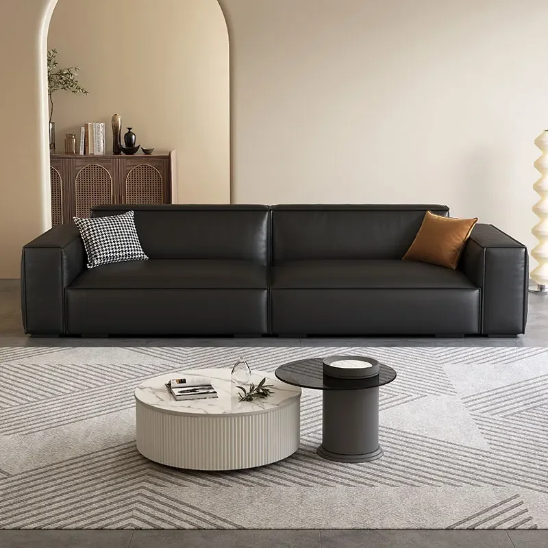 

Relaxing Waterproof Wood Soft Sofas Simple Square Designer Puffs Sofa Living Room Modern Italian Designer Divano Home Furniture