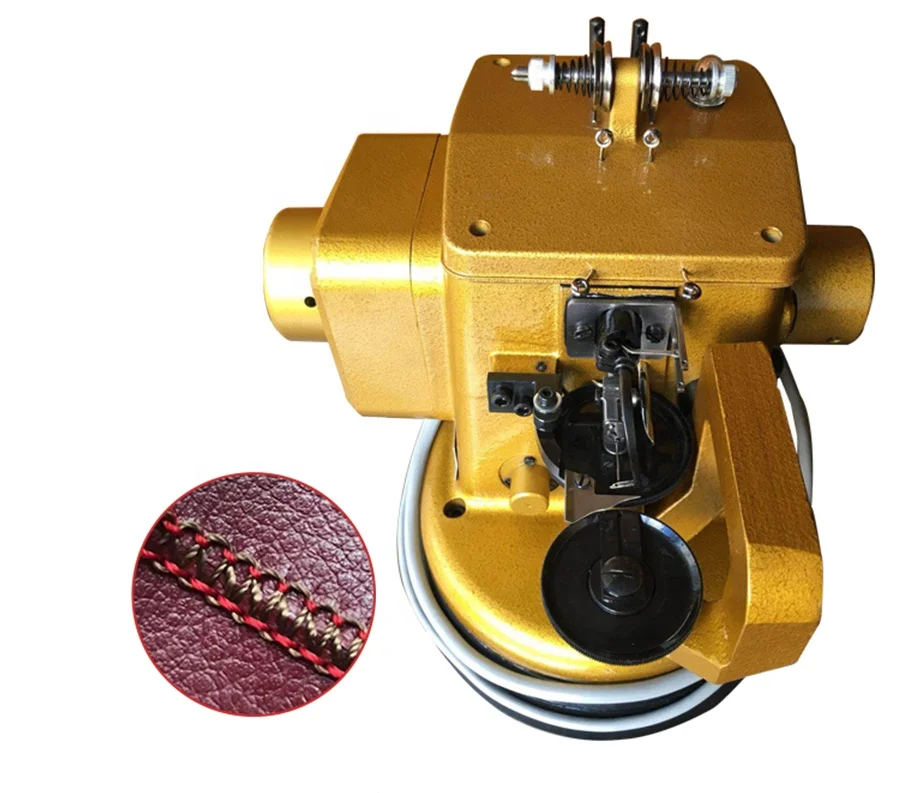 Industrial fur sewing machine Overlock sewing machine is used for fur clothing production