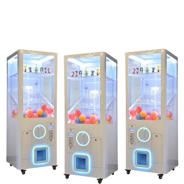 Coin Operated Mini Toy Gumball Gift Capsule Gashapon Vending Game Machine