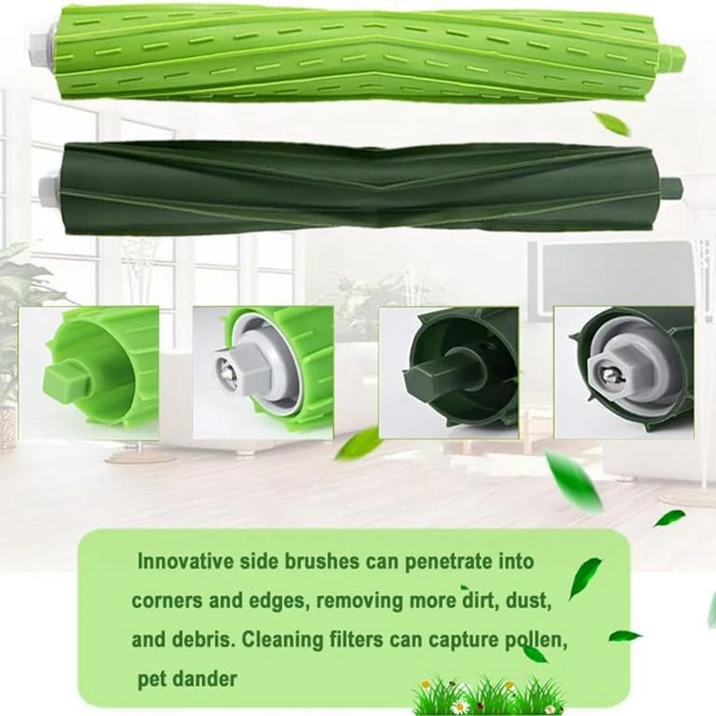 แปรงสำหรับ iRobot Roomba E I และ J ชุด I3 I3 + I6 + I7 I7 + I8 + PLUS J7 E6 E5 E7 (7150) J7 + (7550) อะไหล่เครื่องดูดฝุ่น