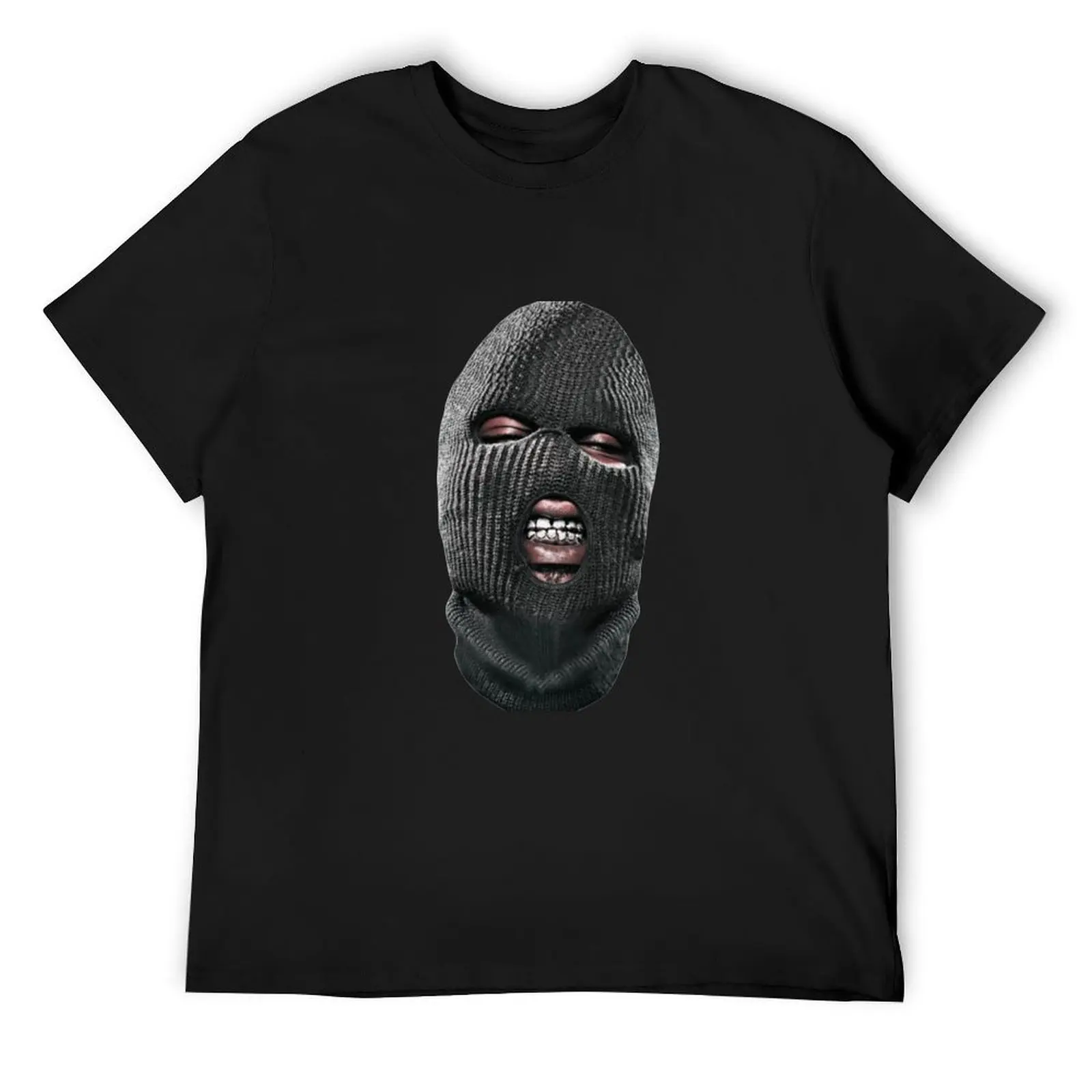 ski mask T-Shirt vintage basketball graphic tees man clothes slim fit t shirts for men