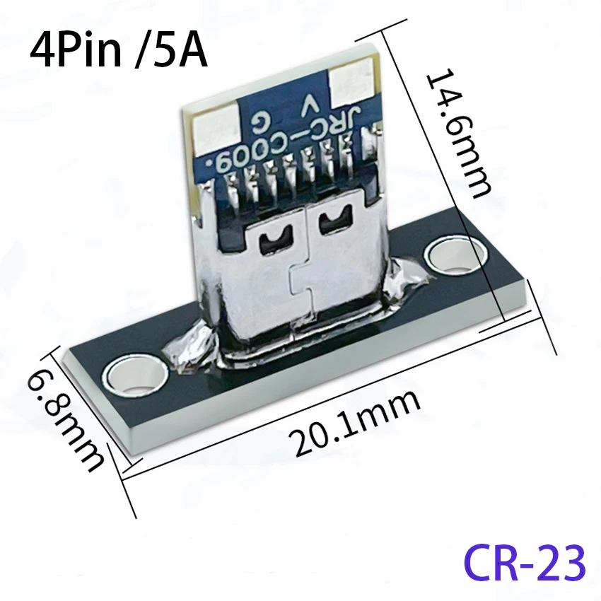 1/5/10pc 3A/5A Multiple Styles Type-C 2Pin 4Pin 5Pin 6Pin USB Jack 3.1 Female Connector Jack Charging Port USB 3.1 Type C Socket
