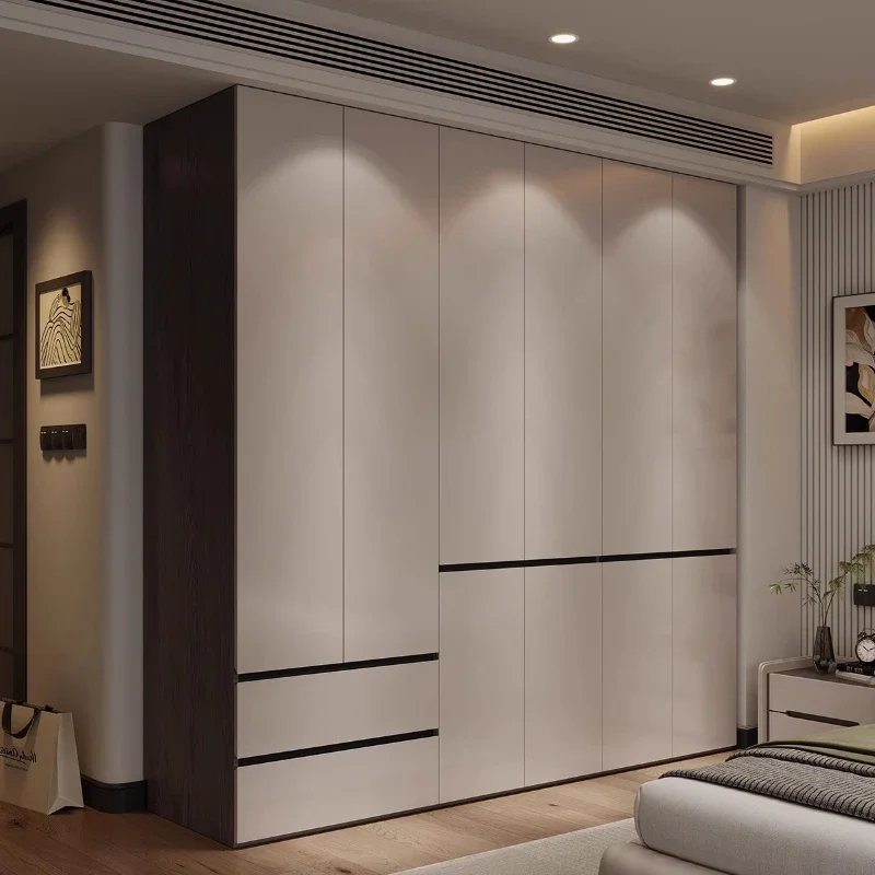 

Wardrobes Swing Door Simple Wood Drawers Closet Living Room Furnitures