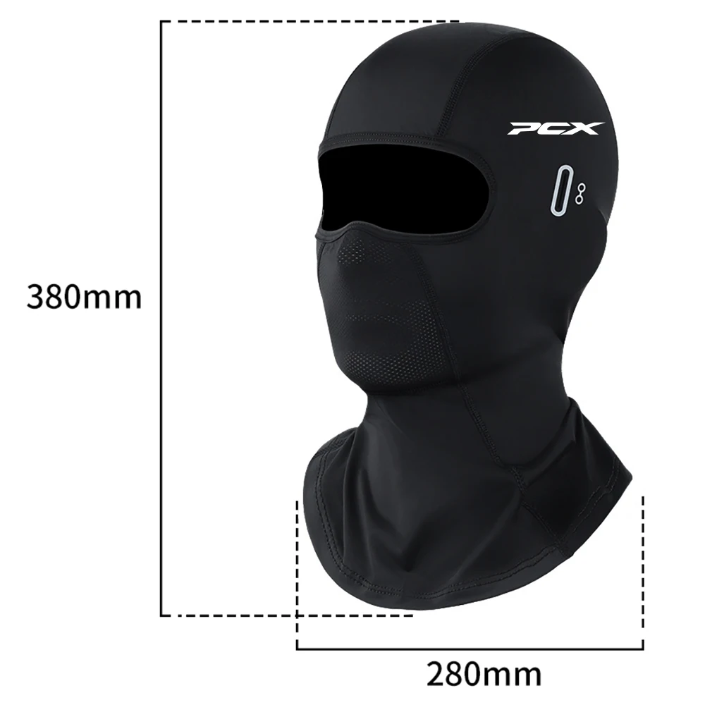 For Honda PCX125 PCX160 PCX 125 160 2021 2024 Cycling Cap Summer Cool Motorcycle Balaclava Hats Sun UV Protection Bike Running