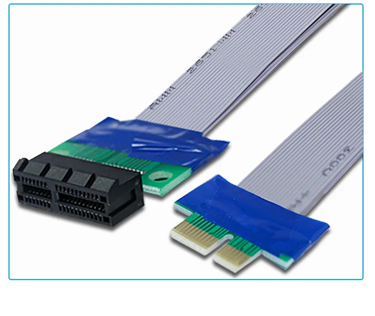 PCI Expres x1 PCI E kartu Riser pita ekstensi kabel relokasi fleksibel