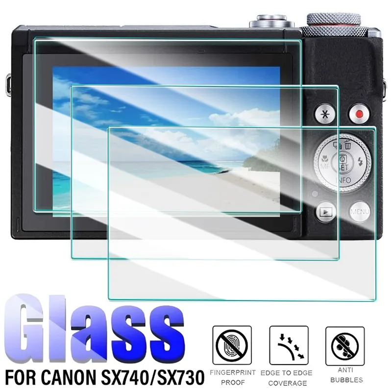 3-1PCS Tempered Glass Screen Protector for Canon Powershot SX730/SX740 Camera LCD Screen Protective Film Cover For CANON SX740