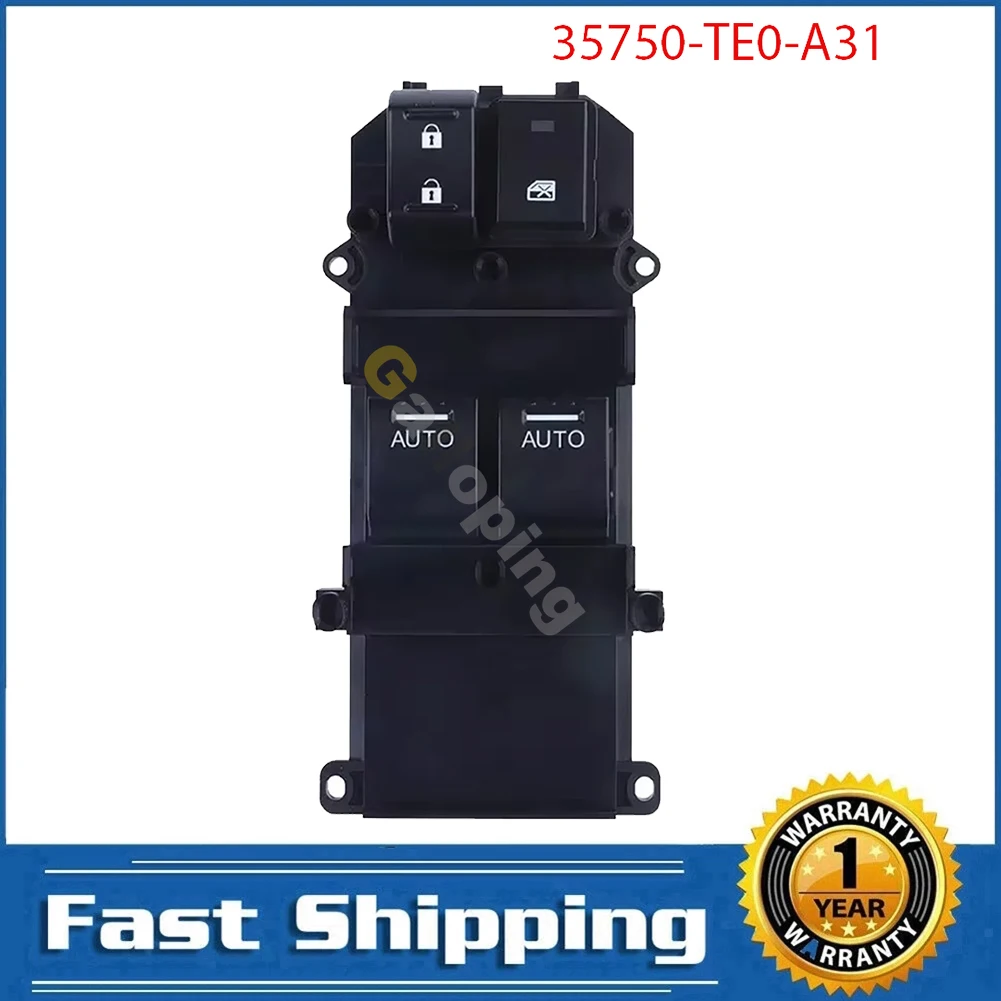 

For Honda Accord 2008 2009 2010 2011 2012 Electric Power Master Window Lifter Switch Control Regulator Button 35750-TE0-A31