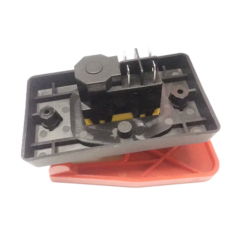 1Pc Table Saws Electromagnetic Pushbutton Switch Paddle Switch 4Pin 5Pin 220V-240V 16A 5E4 safety switch w emergency stop cover