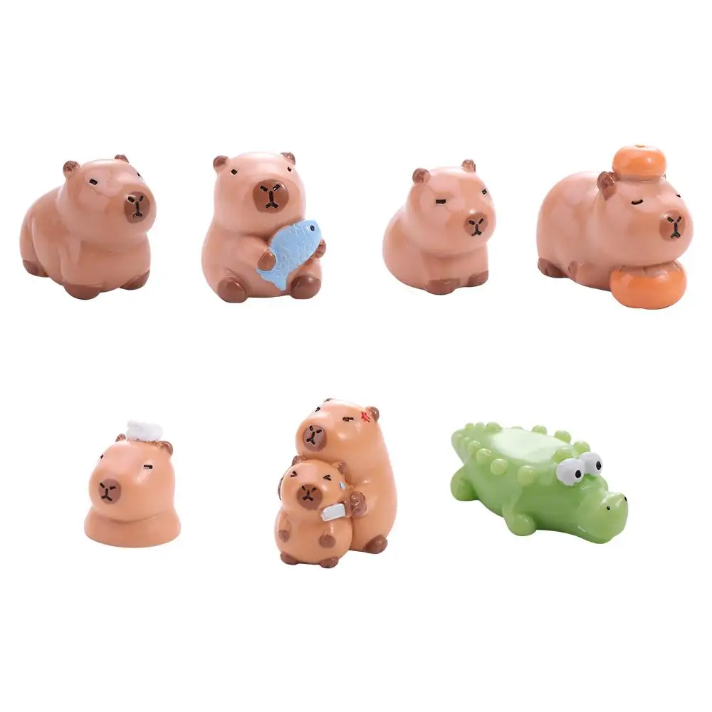 Animales Capibara figura de capibara juguetes modelo de simulación modelo de capibara figura de dibujos animados capibara figuras de animales