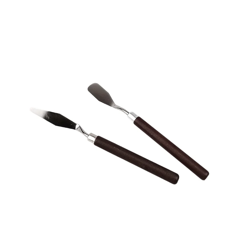 Metal Blade Palette Art Paint Oil Painting Paintin Gouache Spatula Putty Scraper Mixing Tool